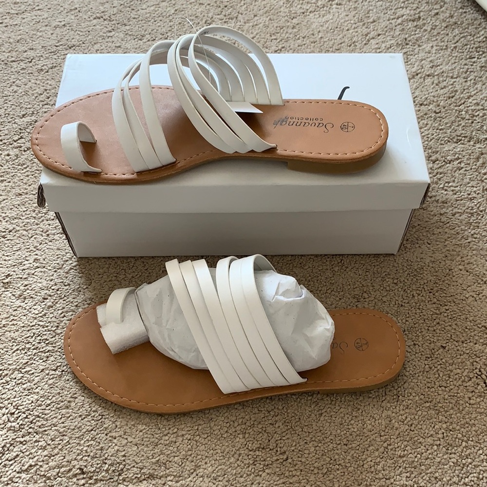 White Sandals